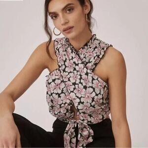 Let me be Floral top Size XL